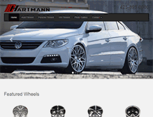 Tablet Screenshot of hartmannwheels.com